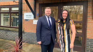 MP visits Dale Park Care Home for UK Parliament Week